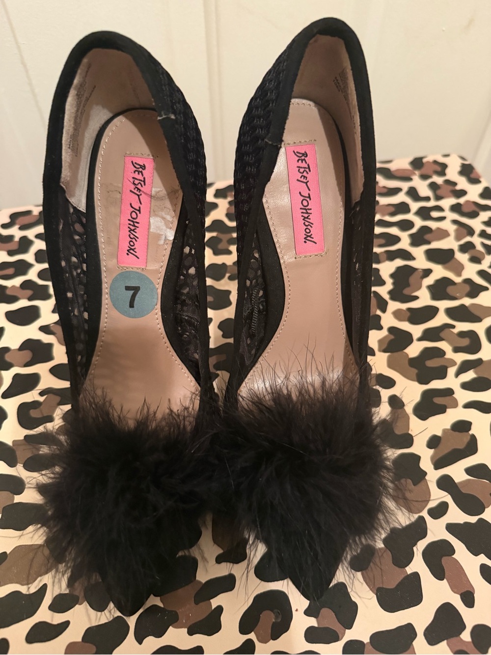 Betsey Johnson Black Heels